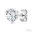 Round Shape Martini Diamond Stud Earrings