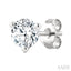 Round Shape Martini Diamond Stud Earrings