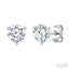 Round Shape Martini Diamond Stud Earrings