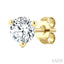 Round Shape Martini Diamond Stud Earrings