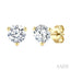 Round Shape Martini Diamond Stud Earrings