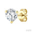 Round Shape Martini Diamond Stud Earrings