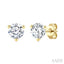 Round Shape Martini Diamond Stud Earrings