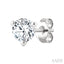 Round Shape Martini Diamond Stud Earrings