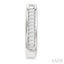 Channel Set Baguette Diamond Huggie Earrings