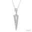 Triangle Diamond Fashion Pendant
