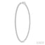 Inside-Out Diamond Round Hoop Earrings