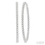 Inside-Out Diamond Round Hoop Earrings