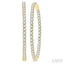 Inside-Out Diamond Round Hoop Earrings