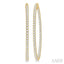 Inside-Out Diamond Round Hoop Earrings