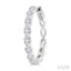 Oval Shape Diamond Fashion Hoop Earrings