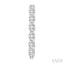 Oval Shape Diamond Fashion Hoop Earrings