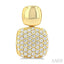 Pave-Set Cushion Shape Diamond Fashion Earrings
