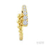Bead Diamond Fashion Hoop Earrings