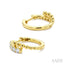 Bead Bijoux Diamond Fashion Hoop Earrings