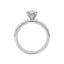 Three Row Oval Engagement Ring