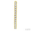 Pave Set Inside-Out Diamond Half Hoop Earrings