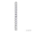 Pave Set Inside-Out Diamond Half Hoop Earrings