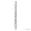 Pave Set Inside-Out Diamond Half Hoop Earrings