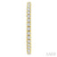 Pave Set Inside-Out Diamond Half Hoop Earrings