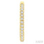 Pave Set Inside-Out Diamond Half Hoop Earrings