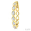 Pear Shape Bezel Set Diamond Fashion Hoop Earrings