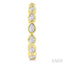 Pear Shape Bezel Set Diamond Fashion Hoop Earrings
