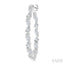 Diamond Fashion Hoop Earrings