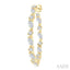 Diamond Fashion Hoop Earrings