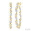 Diamond Fashion Hoop Earrings