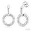 Circle Diamond Fashion Earrings
