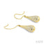 Aeris Gold Bold Mosaic Drop Diamond Fashion Earrings