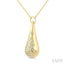 Bold Mosaic Drop Diamond Fashion Pendant