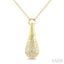 Bold Mosaic Drop Diamond Fashion Pendant