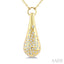 Bold Mosaic Drop Diamond Fashion Pendant