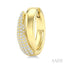 Bold Hollow Diamond Fashion Hoop Earrings