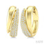 Aeris Gold Diamond Fashion Hoop Earrings
