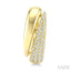 Aeris Gold Diamond Fashion Hoop Earrings