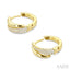 Aeris Gold Diamond Fashion Hoop Earrings