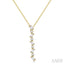 Scatter Zig-Zag Baguette Diamond Fashion Pendant