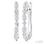 Diamond Fashion Hoop Earrings