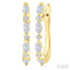 Diamond Fashion Hoop Earrings
