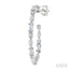 Mixed Shape Diamond Fashion Hoop Earrings