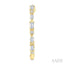 Mixed Shape Diamond Fashion Hoop Earrings