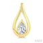 Pear Shape Diamond Fashion Stud Earrings