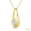 Pear Shape Diamond Fashion Pendant