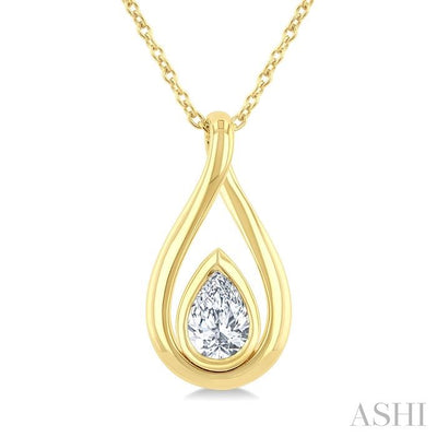 Pear Shape Diamond Fashion Pendant
