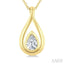 Pear Shape Diamond Fashion Pendant