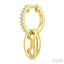 Aeris Gold Mariner Link Diamond Fashion Earrings