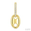 Aeris Gold Mariner Link Diamond Fashion Earrings